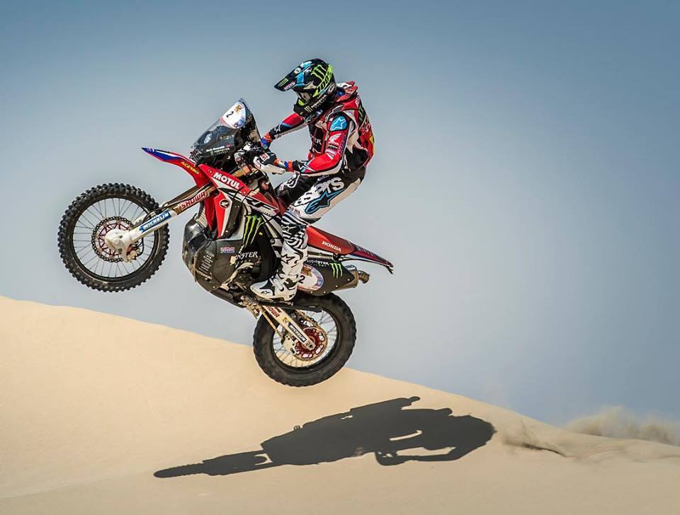 El Monster Energy Honda Team inicia el Abu Dabi Desert Challenge con precaución