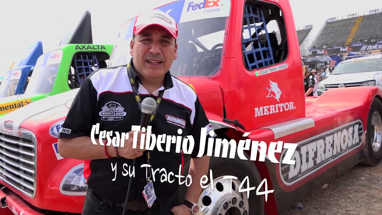 VIDEO: Cesar Tiberio Jiménez T44 fecha 2 Tractocamiones en el Óvalo Potosino 2018