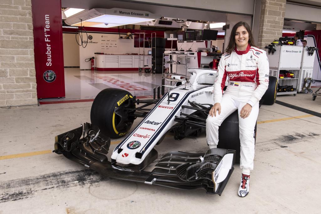 Tatiana Calderón conducirá el F1 Alfa Romeo Sauber en México