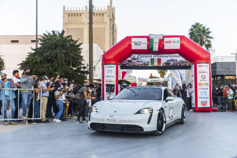 Dos Porsche Taycan participarán en la Carrera Panamericana
