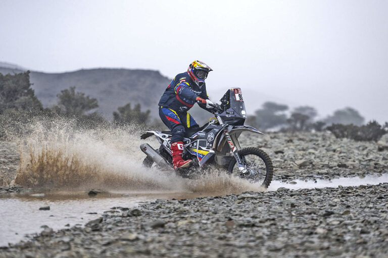 Nicolás Cardona completa la primera parte del #Dakar2023 en el puesto 41